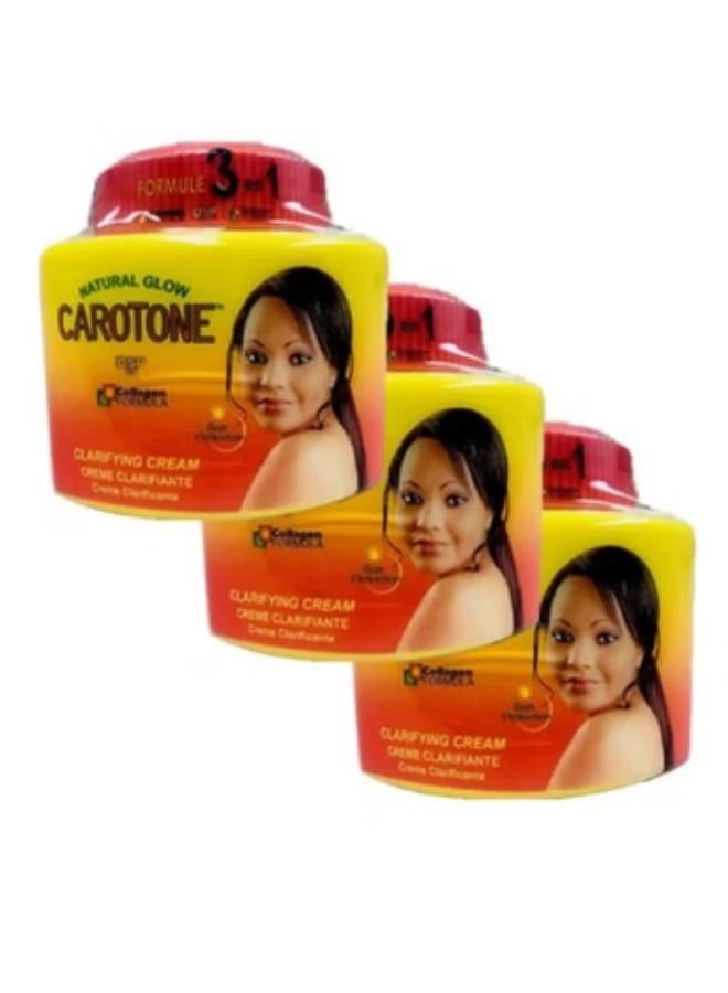 كاروتون ٣ قطع كريم تفتيح بتركيبة الكولاجين 135X3مل - Image 3