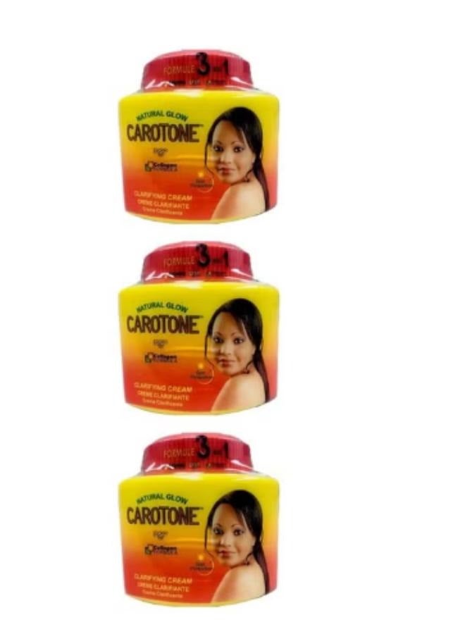 كاروتون ٣ قطع كريم تفتيح بتركيبة الكولاجين 135X3مل - Image 2