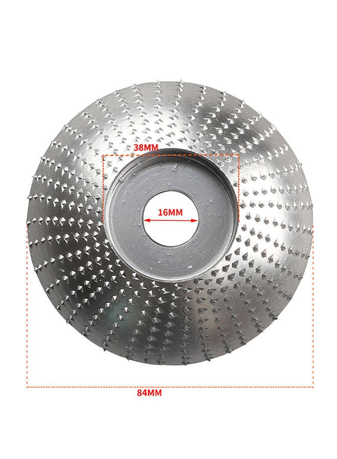 NIBEMINENT Wood Grinding Wheel Rotary Disc Silver 16x5x10centimeter  - Image 2