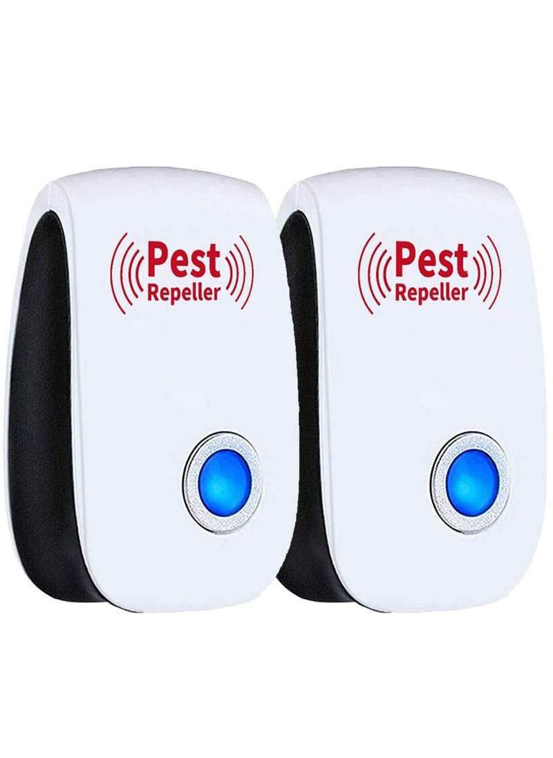CATANES 2 Pack Of Ultrasonic Pest Repeller Plug in Insects Electronic Pest Repellent Rodent Repellent Indoor Pest Control for Home Kitchen Office With 6 Months Warranty  - Image 3