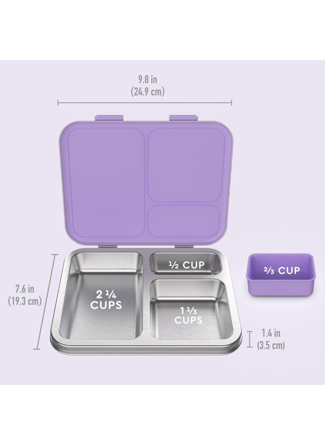 Bentgo Kids Prints Lunchbox  Stainless Steel  Unicorn  - Image 3