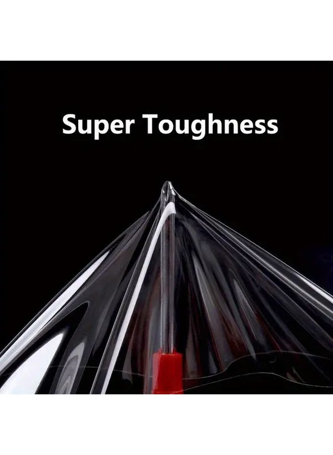 Transparent Self Adhesive Car Protective Film Scratch Resistant 39 37 Inch X 3 94 Inch - Image 4