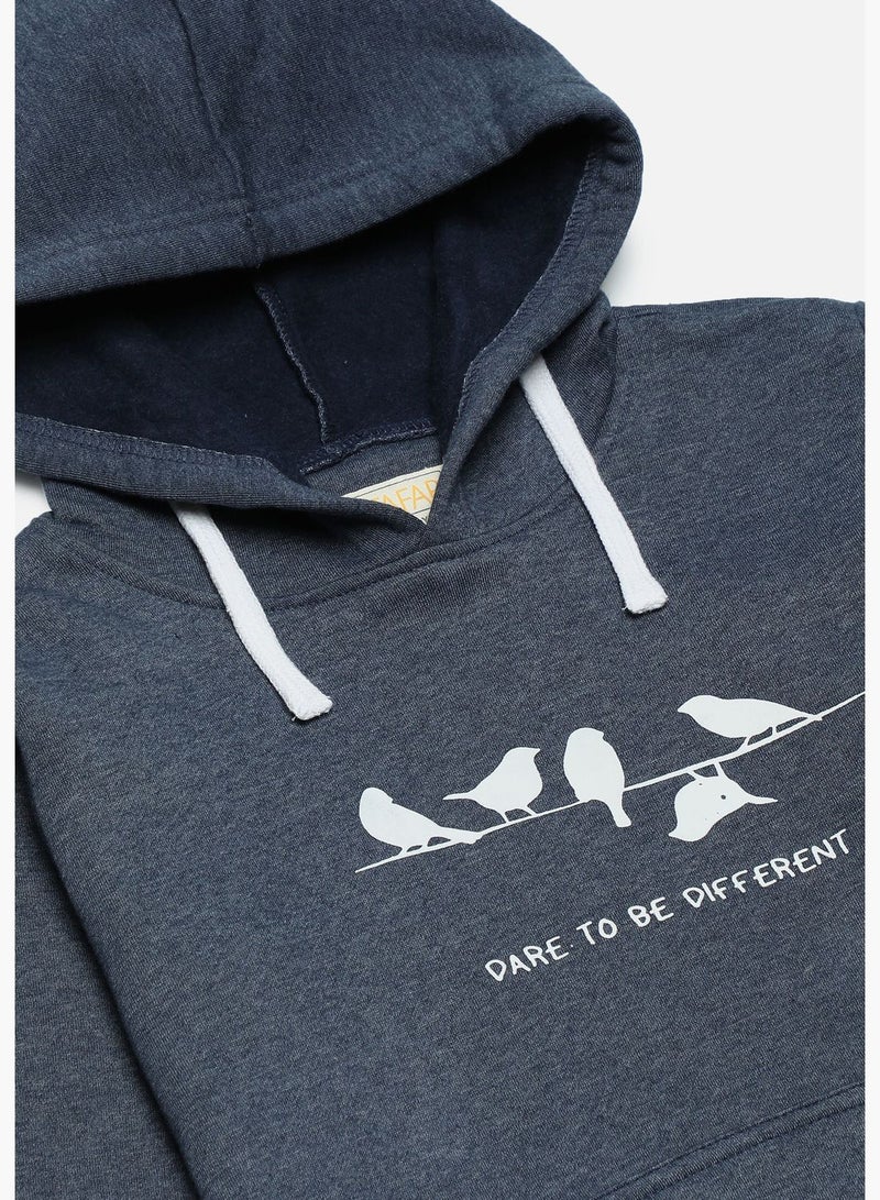 Instafab Front Pocket Printed Hoodie  - Image 1