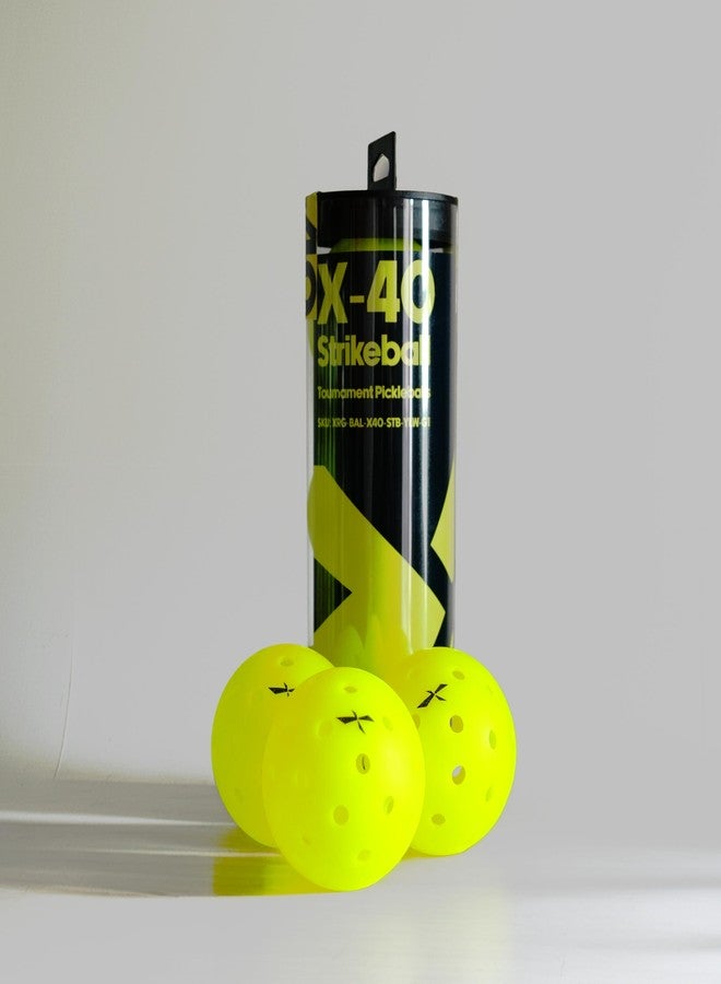 Xurge X-40 Strikeball Tournament Pickleball, Pack of 3, Green - Image 2