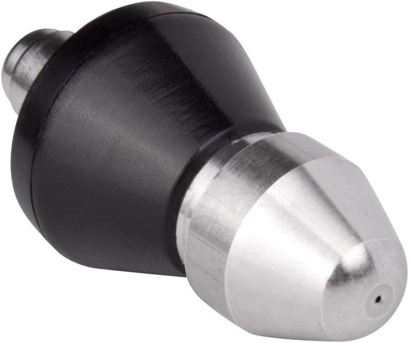 CREEXEON SN-007 Pressure Washer Sewer Jetter Nozzle,Drain Cleaning Water Jetter,5000 PSI 1/4'' Quick Disconnect Plug - Image 2