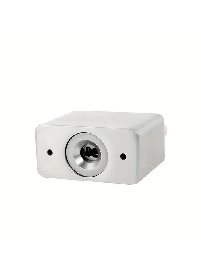 1pc Silvery Waterproof Rustproof Lock with 4 Keys for Dorms Warehouses Iron Doors - Image 3