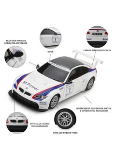 RASTAR Remote Control car 1:24 Scale BMW official Licensed 2.4GHZ Remote Control Included Unisex, White Perfect gift for boys  - Image 2