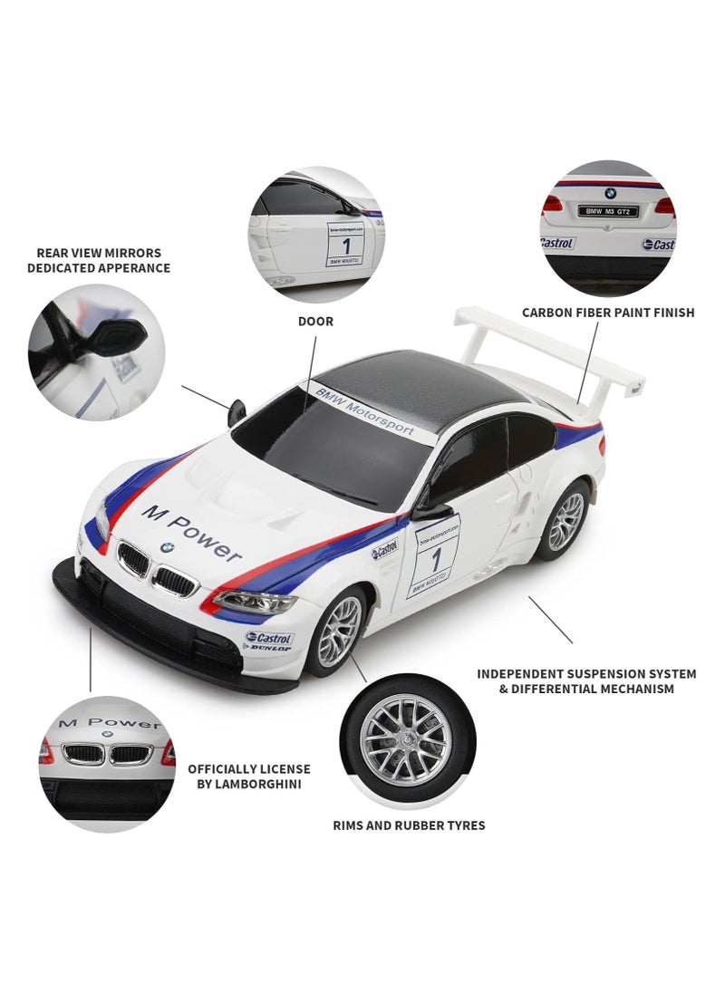 RASTAR Remote Control car 1:24 Scale BMW official Licensed 2.4GHZ Remote Control Included Unisex, White Perfect gift for boys  - Image 2