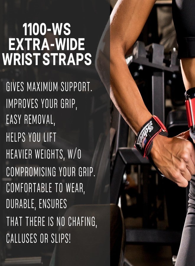 Schiek Sports Model 110WS Ultimate Weightlifting Wrist Supports - Pink - Image 5