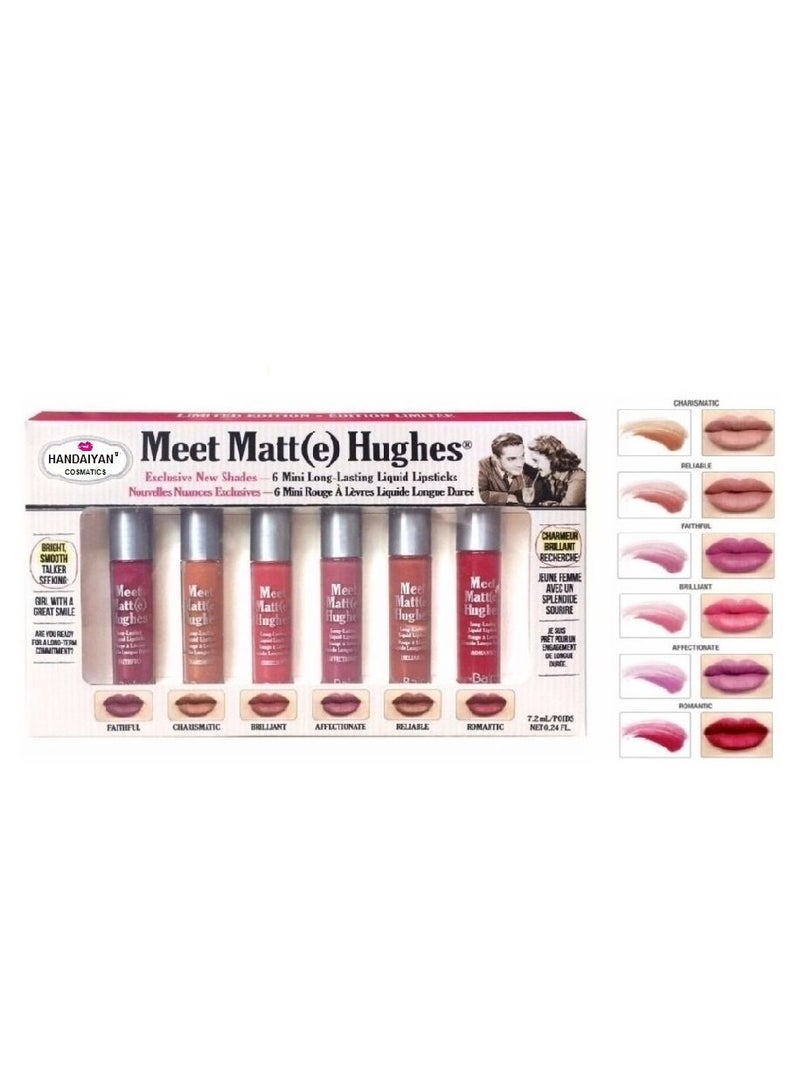 Handaiyan Face Makeup Essentials Set: Sponge + Loose Powder + Blush Palette + Lipstick Set - Image 4