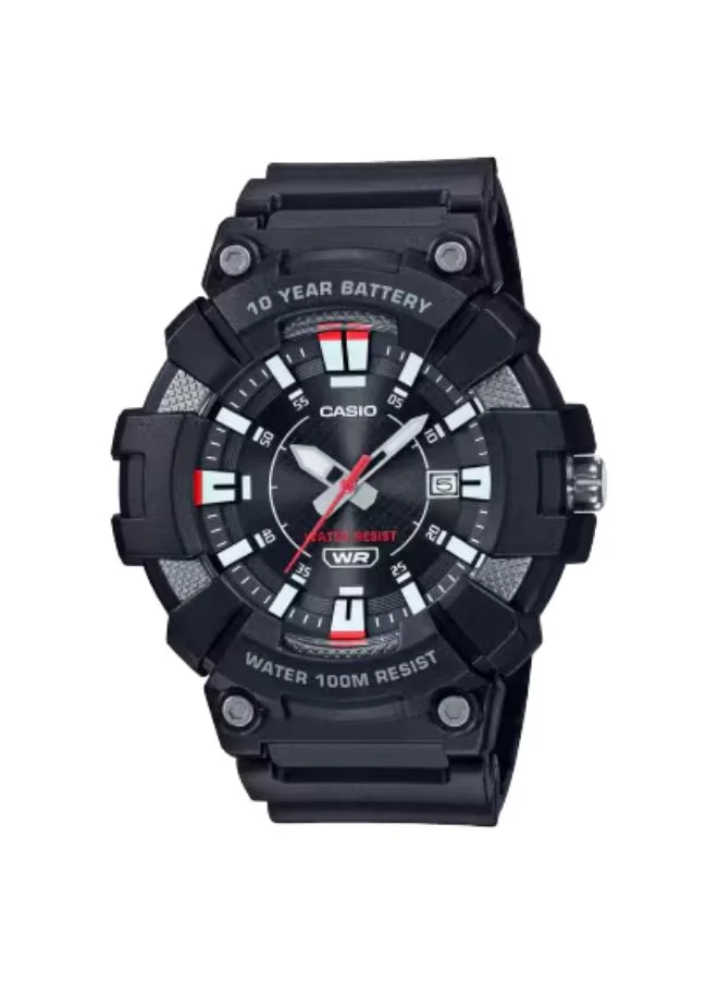 CASIO Men's Analog Display Watch With Black Resin Strap - MW-610H-1AVDF