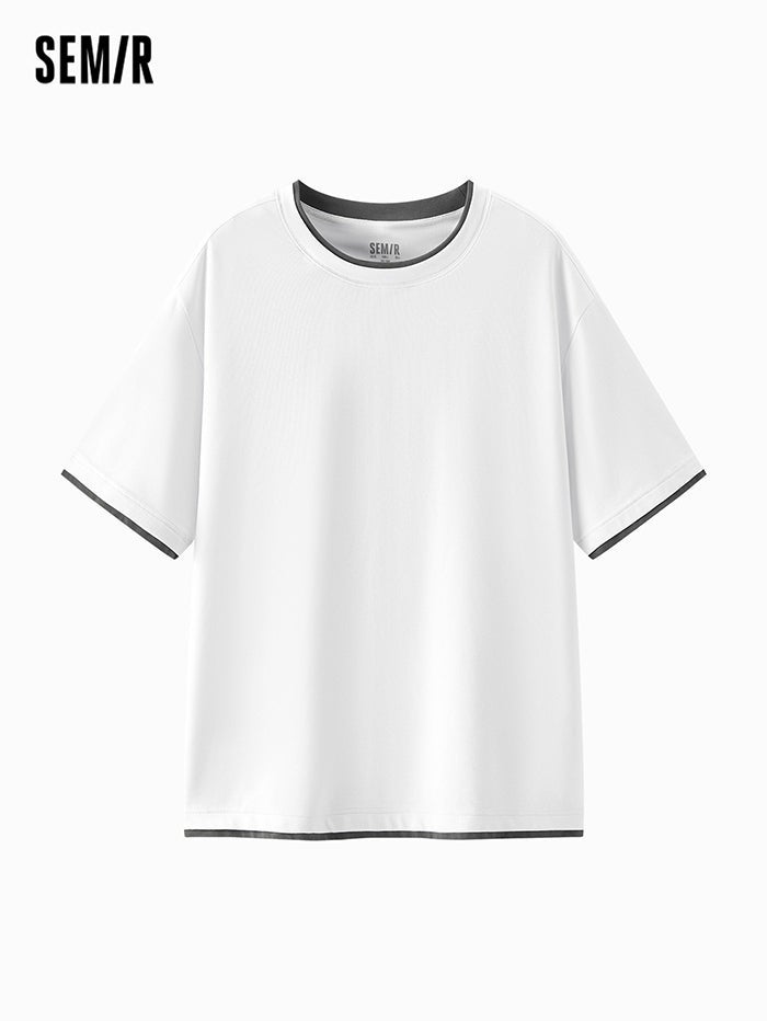 سيمير تيشيرت بطبقة متباينة للرجال - Image 5