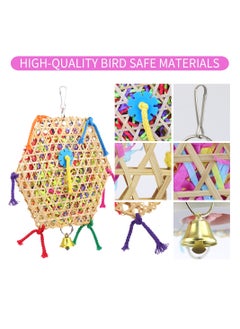 Generic 2 Pack Bird Foraging Toys Hanging Shredder Accessories for Conure Cockatiel Lovebird Budgie Small Medium Birds  - Image 3