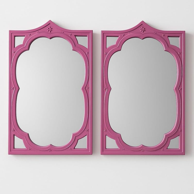 Mirrors (Set of 2 Mirrors Pink)