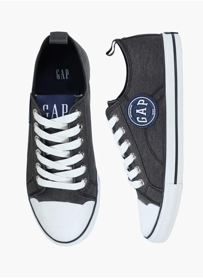 GAP Boys' Logo Deail Sneakers with Lace-Up Closure - HOUSTON II