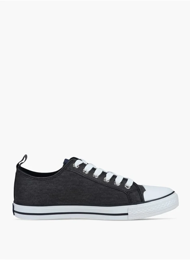 GAP Boys' Logo Deail Sneakers with Lace-Up Closure - HOUSTON II