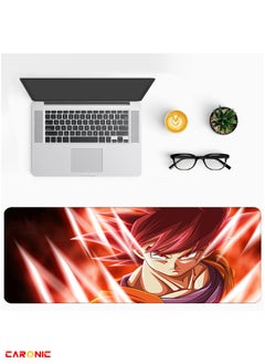 CARONIC Large Gaming Mouse Pad with Superior Micro Weave Cloth Extended Desk Mousepad with Stitched Edges Non-Slip Base Water Resist Keyboard Pad For Gamer And Office Home DBZ 161  - Image 5
