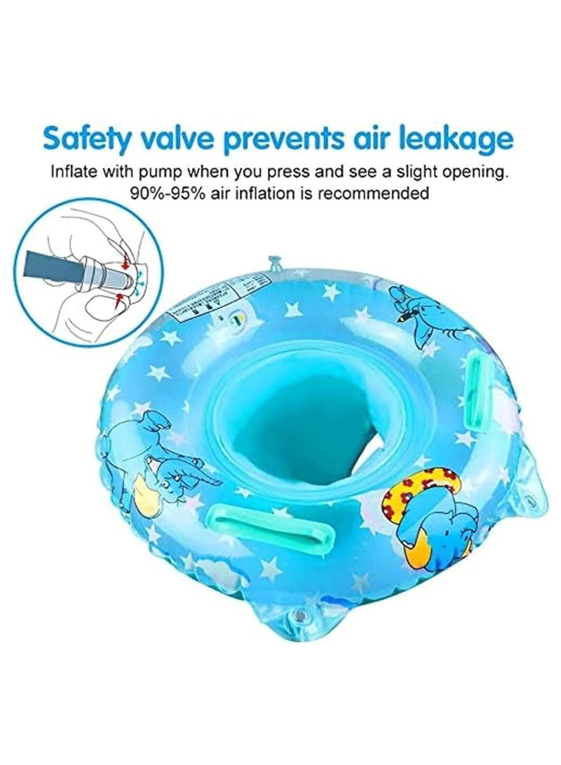 INSIJAM Baby Pool Float Baby Swimming Float Ring Inflatable Swimming Ring with Float Seat for 6-36 Months Children - Image 4