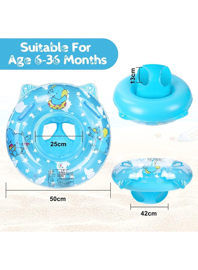 INSIJAM Baby Pool Float Baby Swimming Float Ring Inflatable Swimming Ring with Float Seat for 6-36 Months Children - Image 5