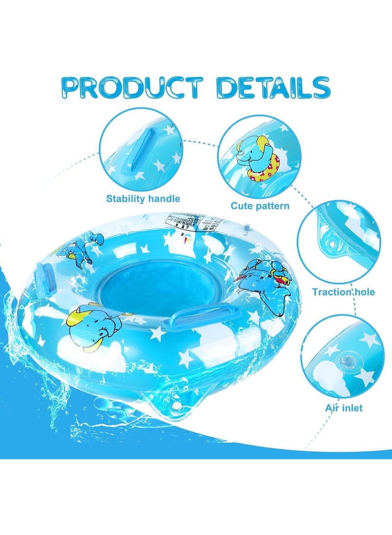 INSIJAM Baby Pool Float Baby Swimming Float Ring Inflatable Swimming Ring with Float Seat for 6-36 Months Children - Image 3