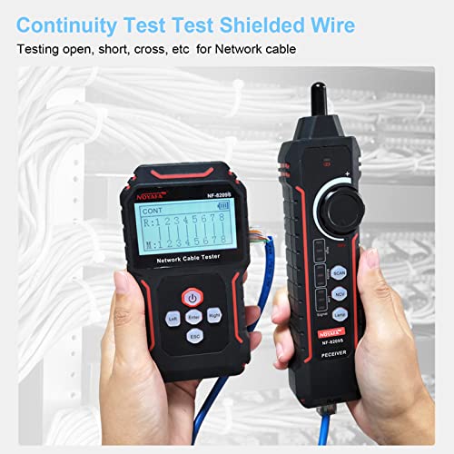 NOYAFA New Upgraded NF-8209S Network Cable Tester, Multifunctional Cable Length Tester for The CAT5, CAT6, LAN Cable Finder and POE Tester - Image 5