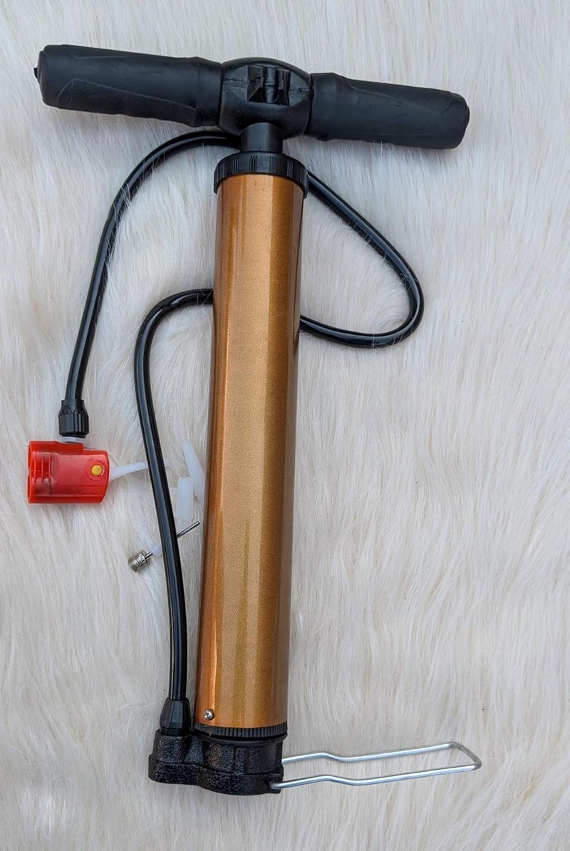 ALKAYAN Air Pump for Bicycles and Motorcycles, Multicolor, High Quality Bike Pump - Image 5