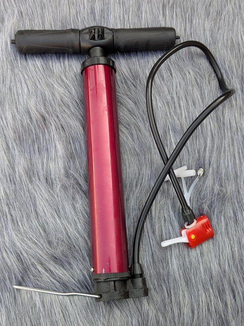 ALKAYAN Air Pump for Bicycles and Motorcycles, Multicolor, High Quality Bike Pump - Image 4