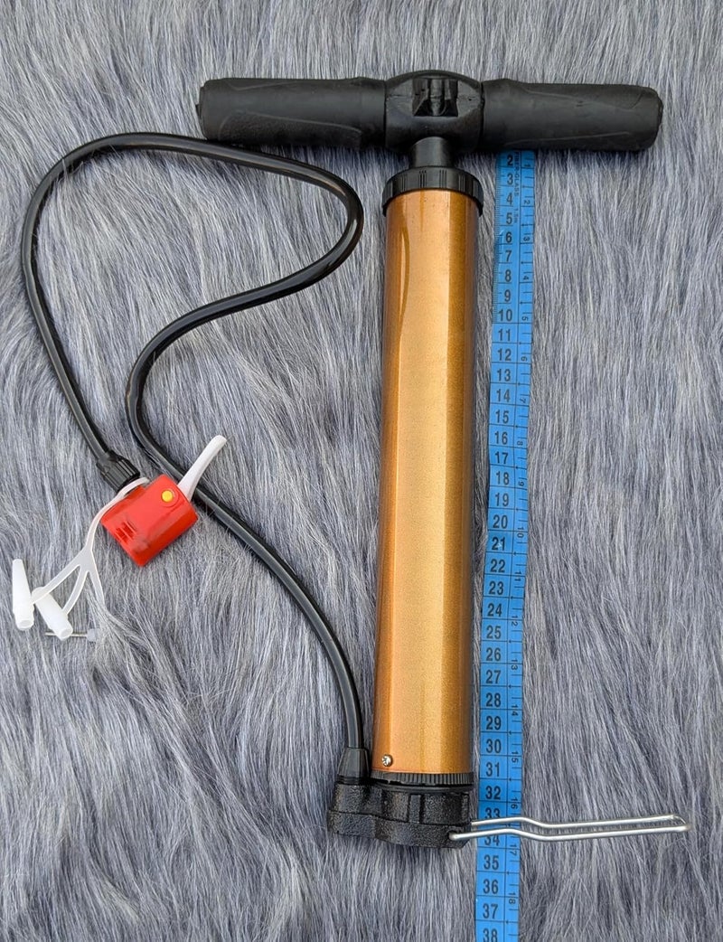 ALKAYAN Air Pump for Bicycles and Motorcycles, Multicolor, High Quality Bike Pump - Image 3