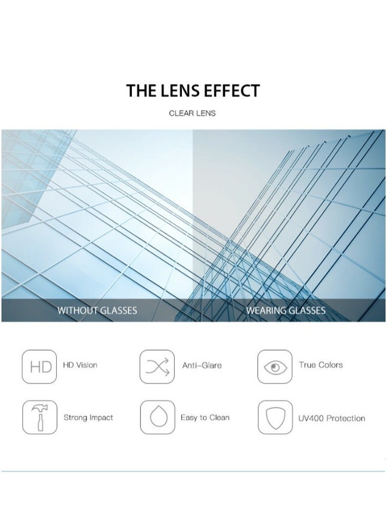 إستيل نظارات شمسية كلاسيكية بإطار معدني وعدسات نايلون للرجال والنساء مع حماية من الأشعة فوق البنفسجية 400 - Image 3