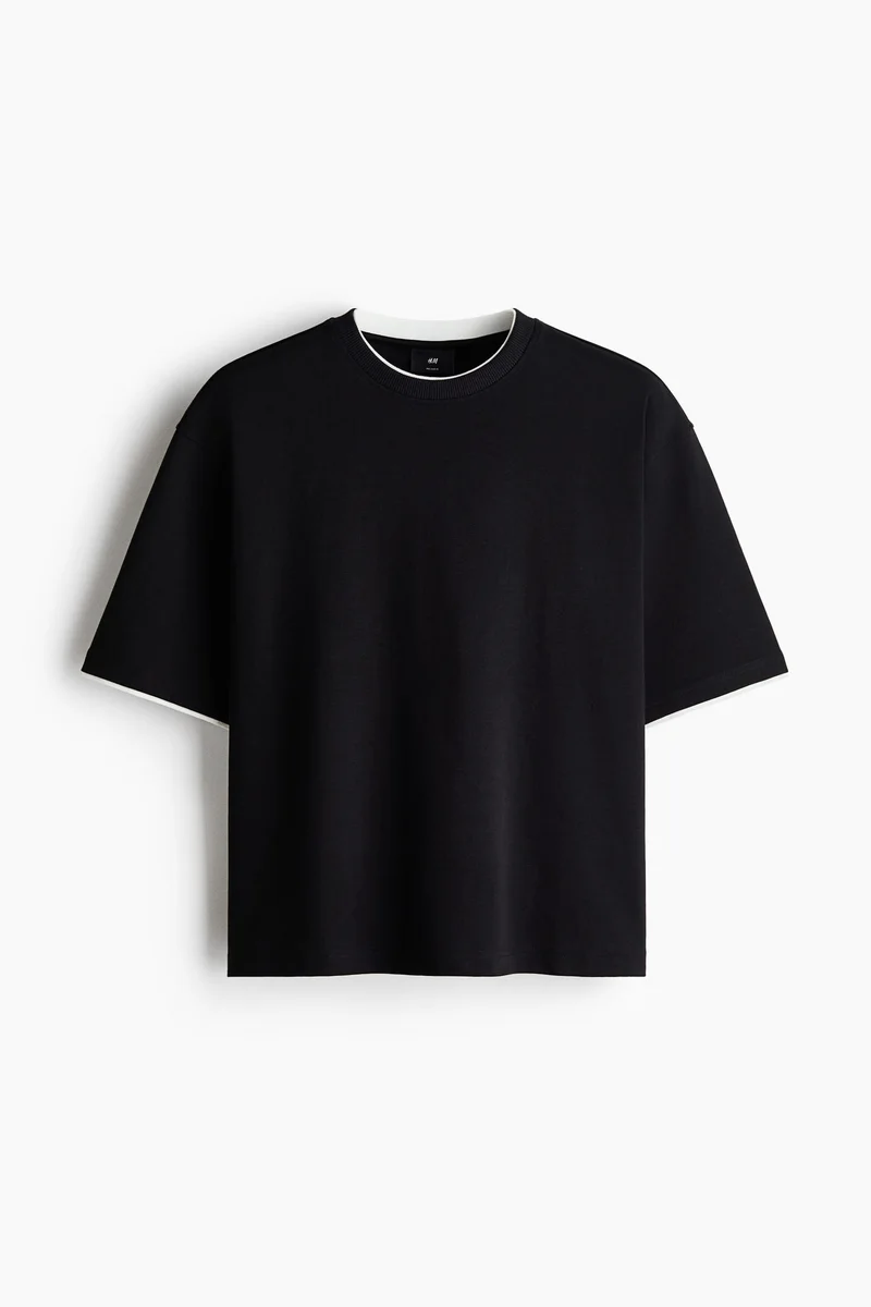H&M  Relaxed Fit Boxy T-shirt for Men | Best Price UAE