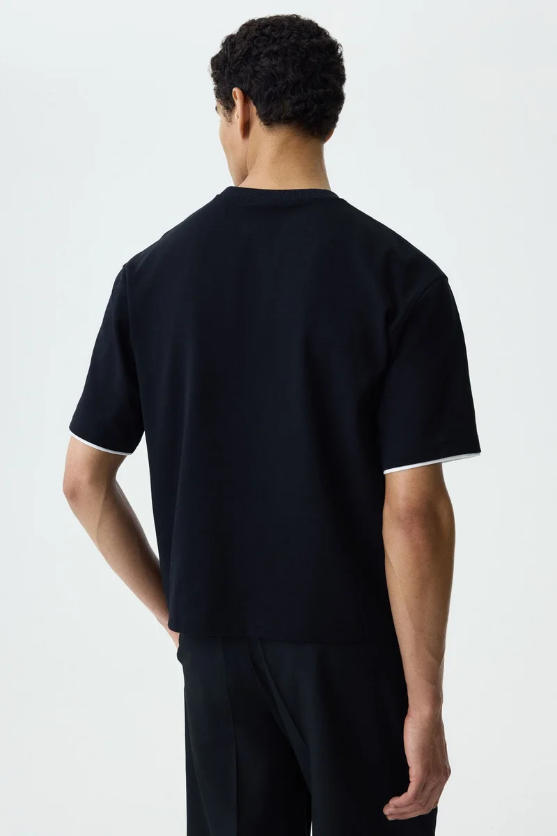 H&M  Relaxed Fit Boxy T-shirt for Men | Best Price UAE