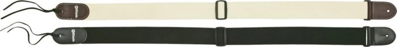 DiMarzio DD 3100CN Woven Cotton Guitar Strap with Leather Ends - Beige - Image 3