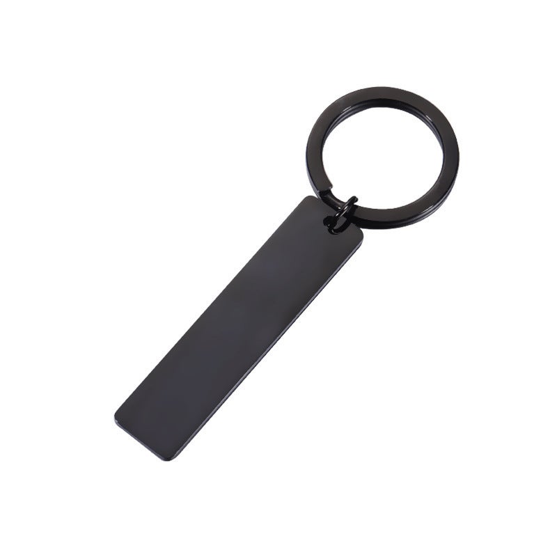 Personalized Long Brand Stainless Steel Keychain Can Be Engraved With Letters And Text Can Be Engraved As A Gift With Both Sides On Both Sides - Image 3