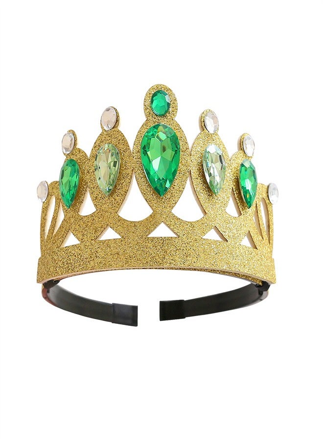 Loquat - New Birthday Gift Children's Crown Hairband Green - Image 1