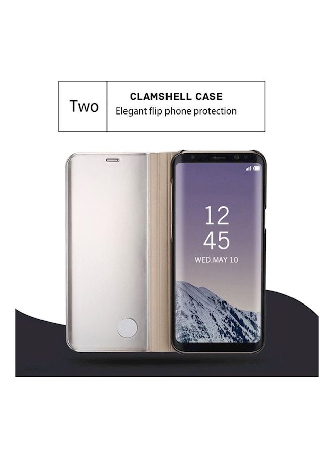 إسكدنيا غطاء حماية قلاب لهاتف سامسونج جالاكسي نوت 8 أسود - Image 2