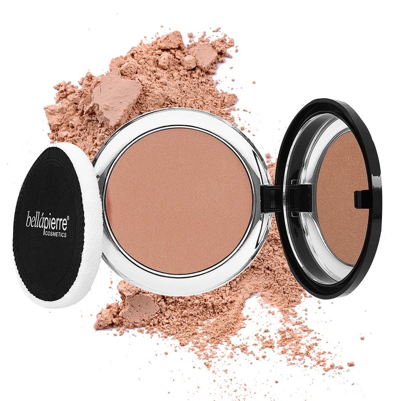 bellapierre Compact Mineral Blush  Warm Dewy Glow  NonToxic and Paraben Free  Suitable for All Skin Types  Compact Case  035Ounce  Desert Rose