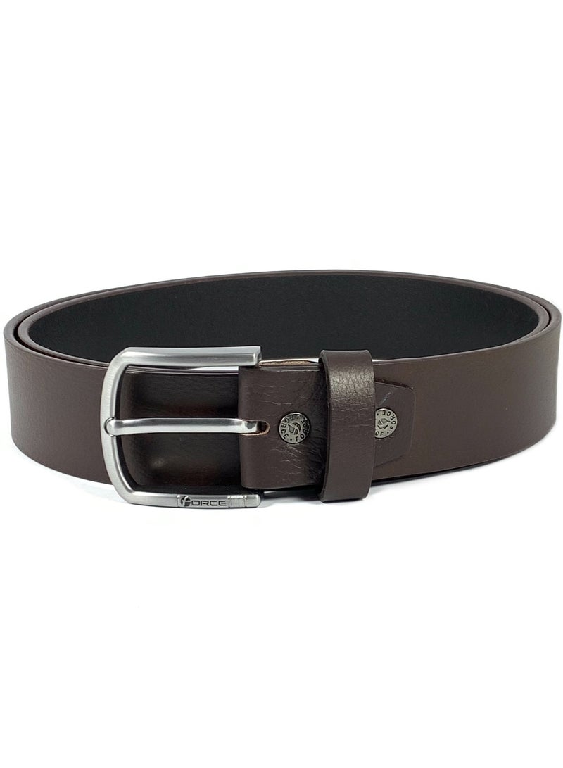 فورس حزام جلد طبيعي للرجال في صندوق الهدايا؛ حزام جان كلاسيكي 40 ملم؛ أحزمة للرجال كاجوال بإبزيم دبوس - Image 4