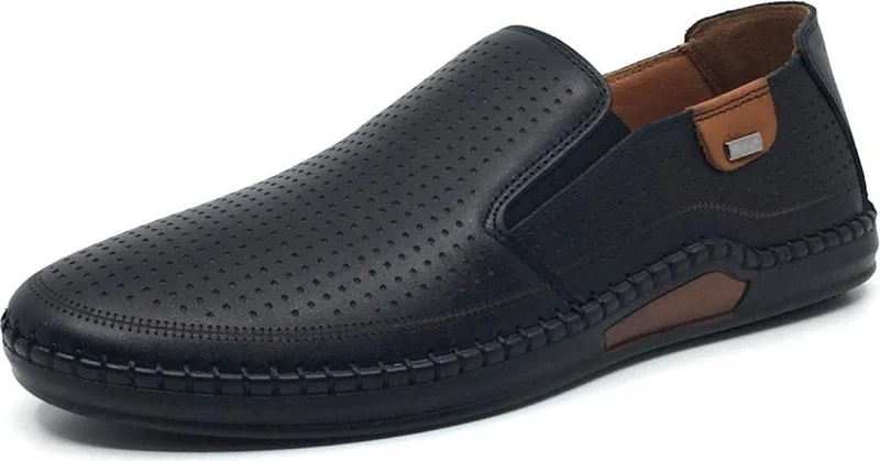 Catelli̇ Catelli 100% Leather Inside and Out Orthopedic Men's Summer Comfortable Daily Light Heel Massage Sandal Shoes 40-45