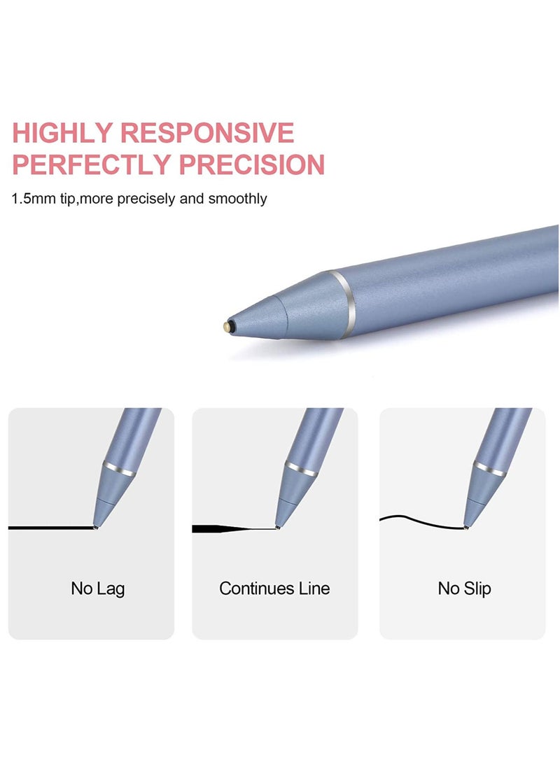 ELTRAZONE Active Stylus Pens for Touch Screens, Rechargeable Digital Stylish Pen Pencil Universal for iPhone/iPad Pro/Mini/Air/Android and Most Capacitive Touch Screens  - Image 4