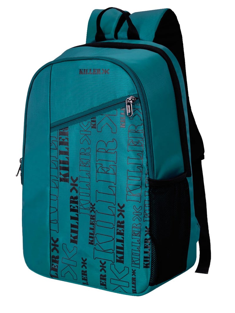 KILLER Casual Backpack Access 33 Ltr Polyester Casual Backpack Bag (T.GREEN) - Image 3