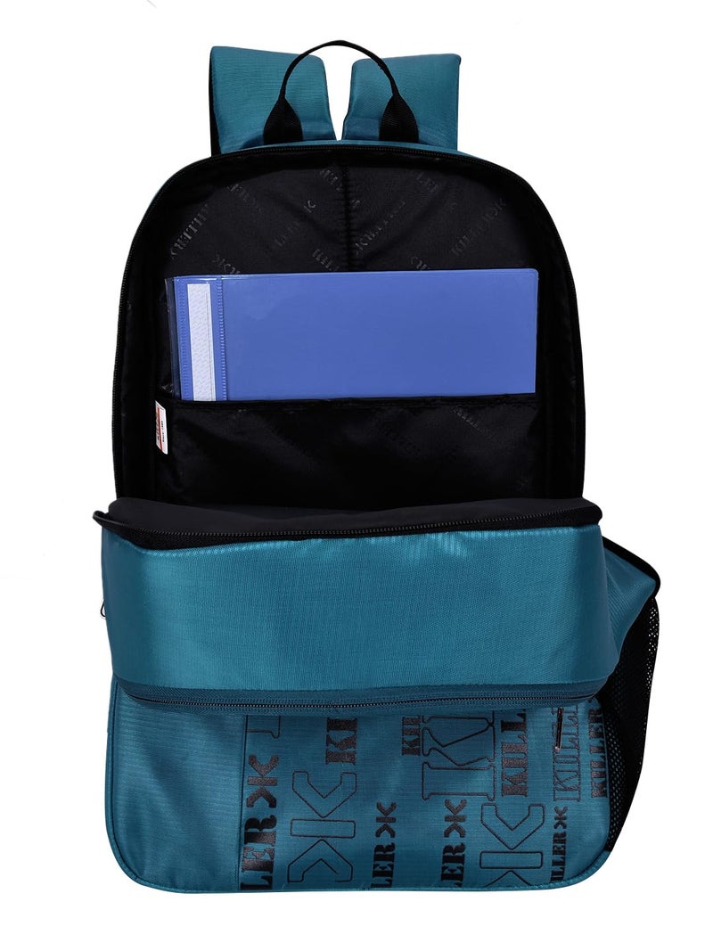 KILLER Casual Backpack Access 33 Ltr Polyester Casual Backpack Bag (T.GREEN) - Image 5