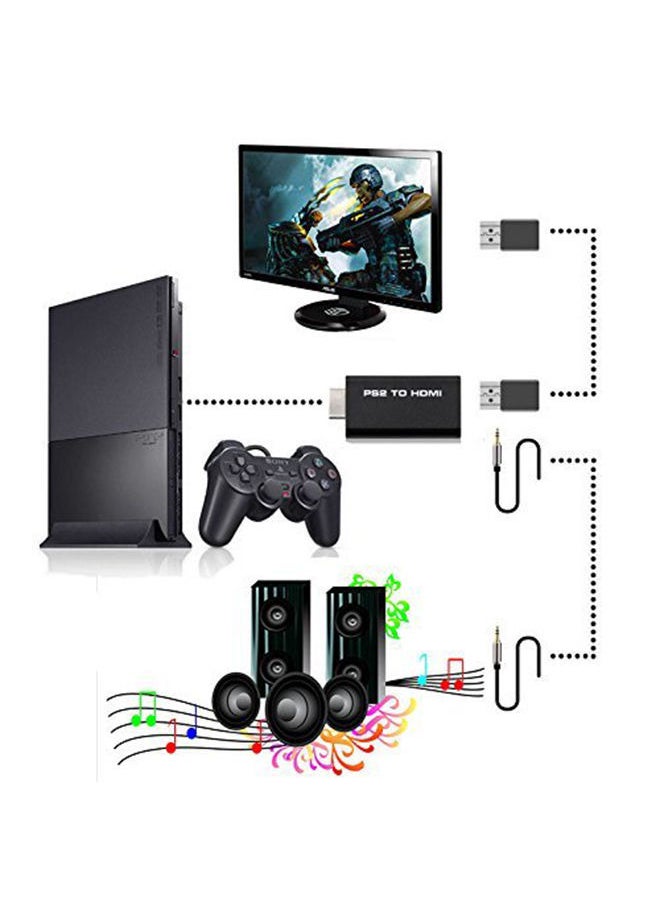 NIBEMINENT - PS2 To HDMI Wired Video Converter Audio Adapter - Image 1
