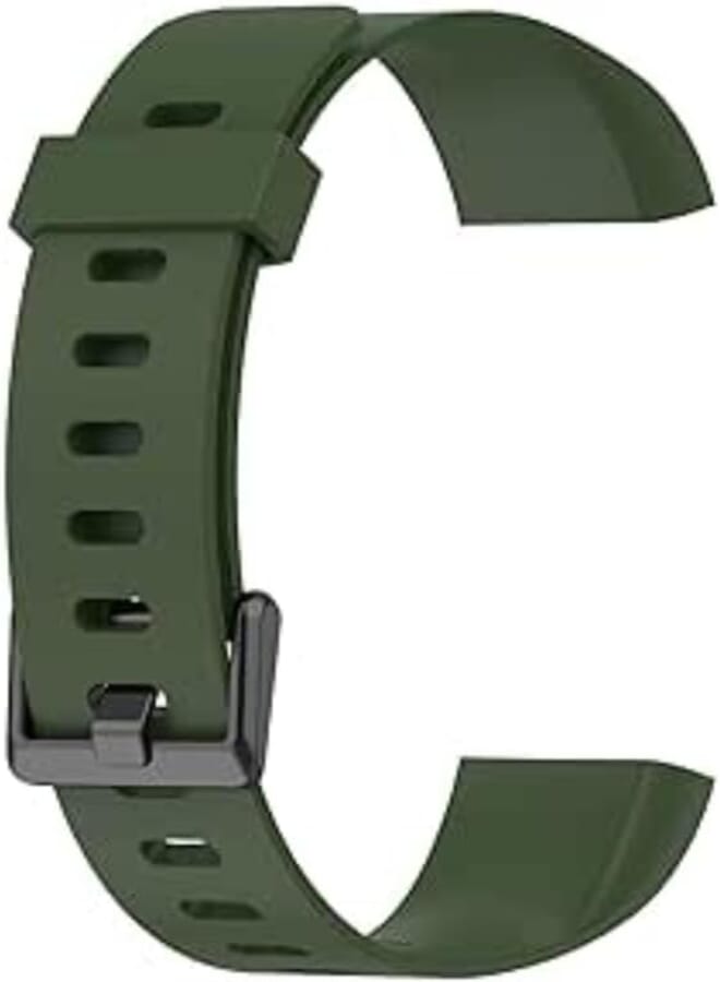For Realme Band RMA199 Solid Color Silicone Band (Green)