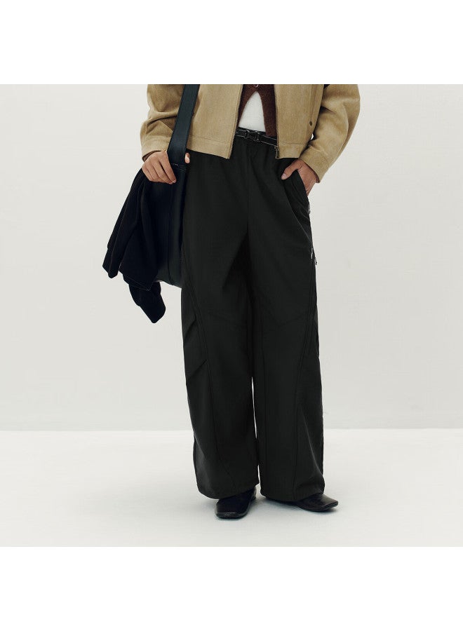 Semir , Women's Casual Pants, Loose Wide-leg Trousers, Autumn Season, Moisture-wicking Quick-dry Long Pants, 102525127001 - Image 1