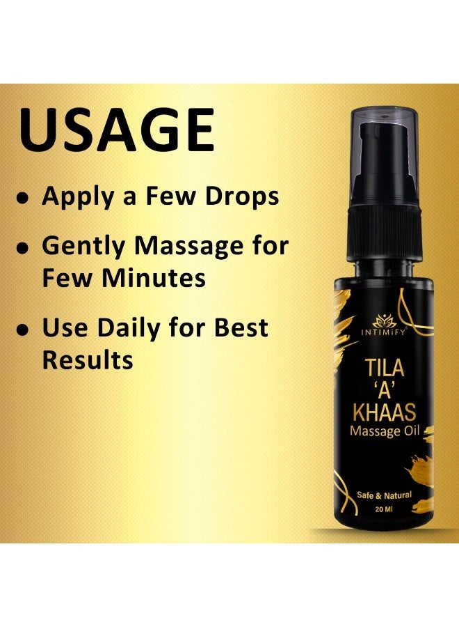 INTIMIFY Ayurvedic Oil For Men 20ml - Image 3