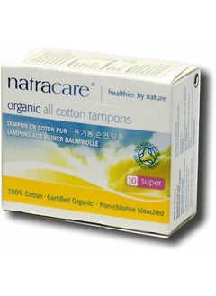 NATRACARE Tampons, Super, 10 ct (Multi-Pack of 3 Boxes) 