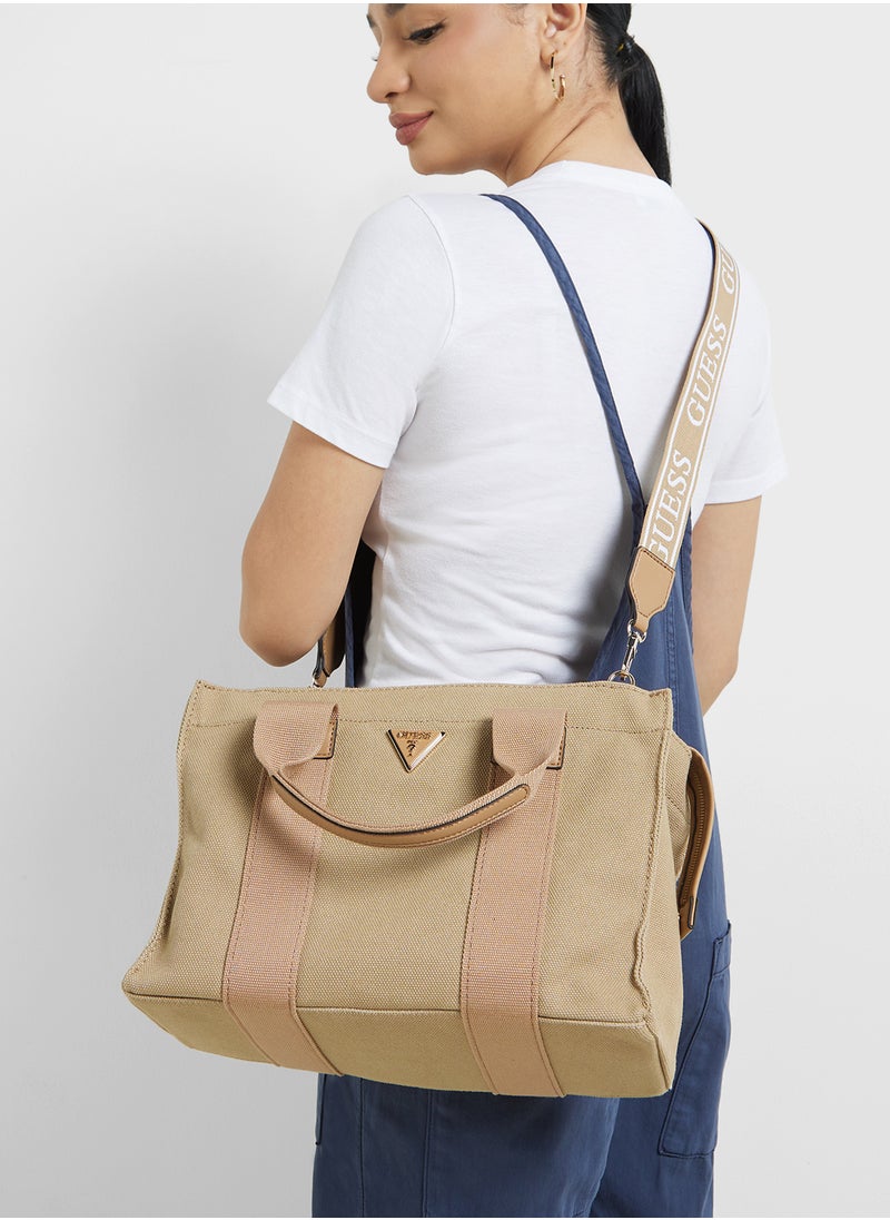 GUESS - Canvas Ii Small Tote - Image 1