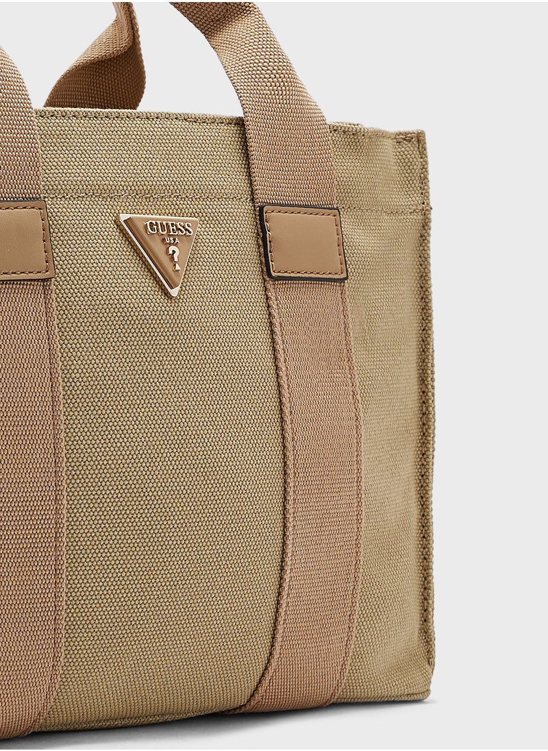 GUESS - Canvas Ii Small Tote - Image 1