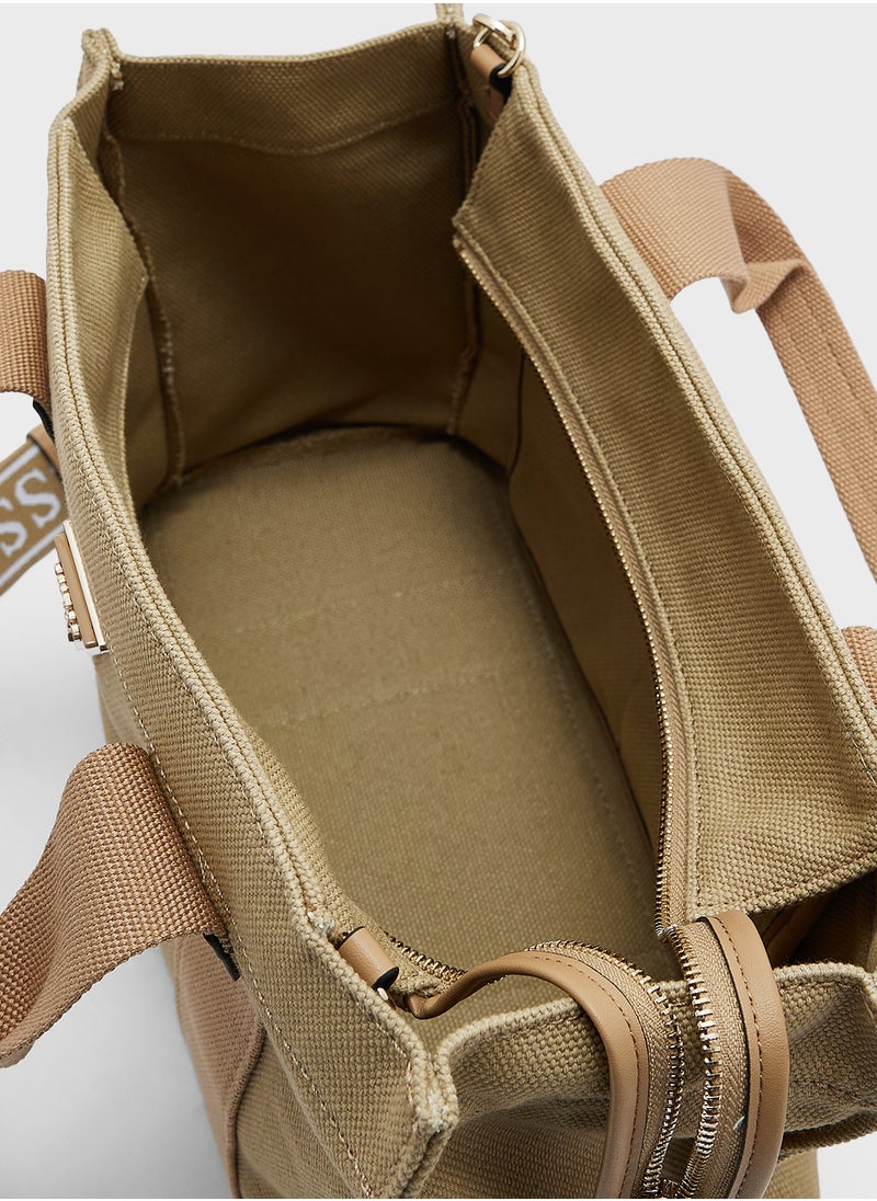 GUESS - Canvas Ii Small Tote - Image 1
