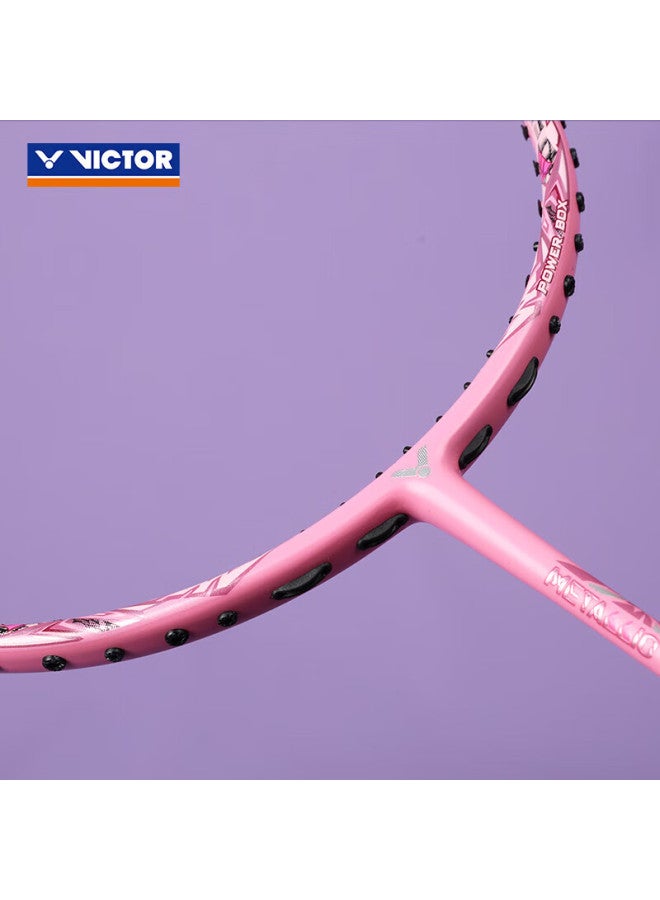 Victor Weikeda Badminton Racket Capsule Series Full Carbon Tk-Ryuga Metallic Cps Air Racket 4U Pink - Image 3